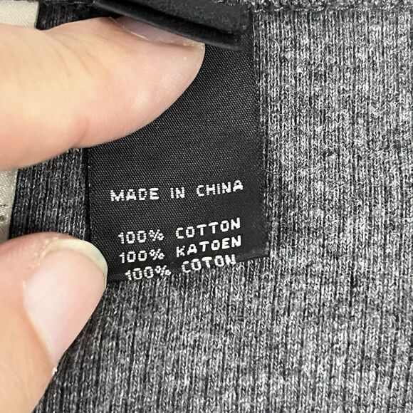 Harley Davidson Henley Shirt Women's L Gray Long Sleeve Biker Motorcycles - Picture 4 of 12